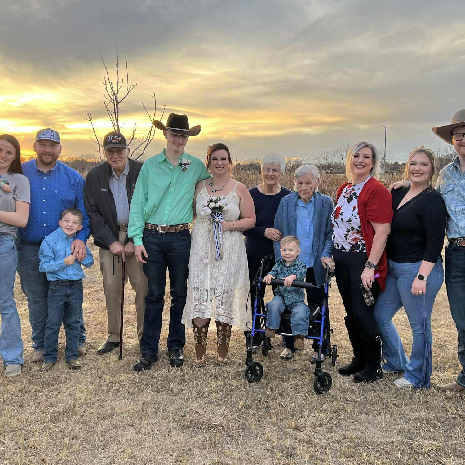Grooms family