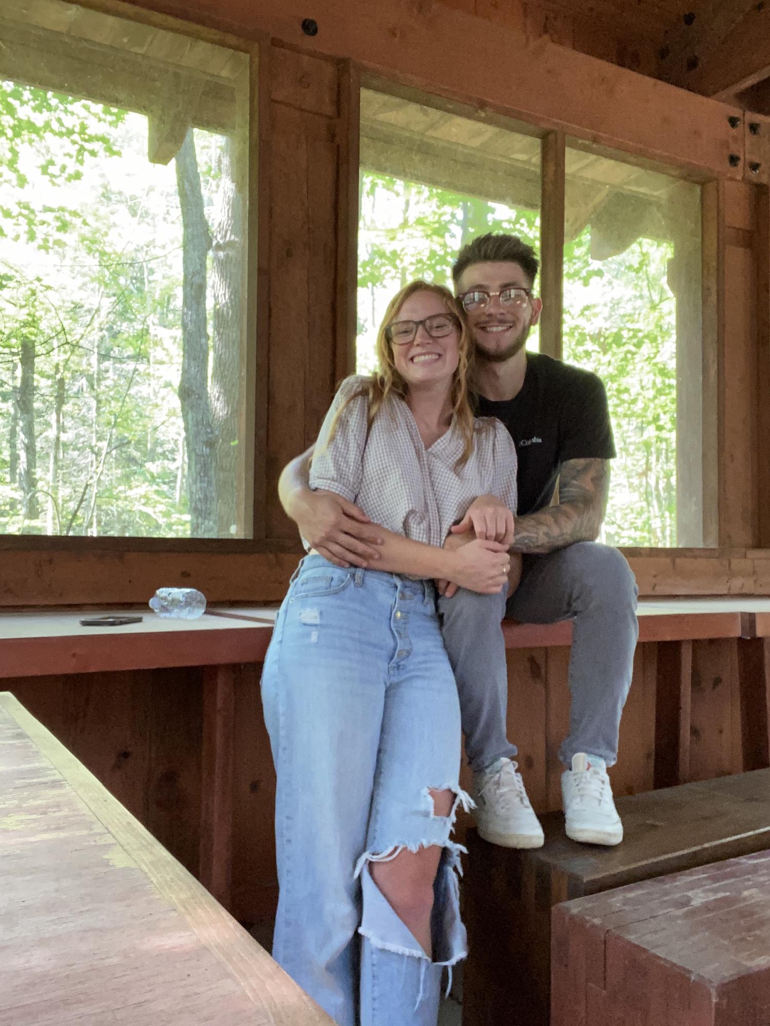 Our first photo after we were "officially" dating