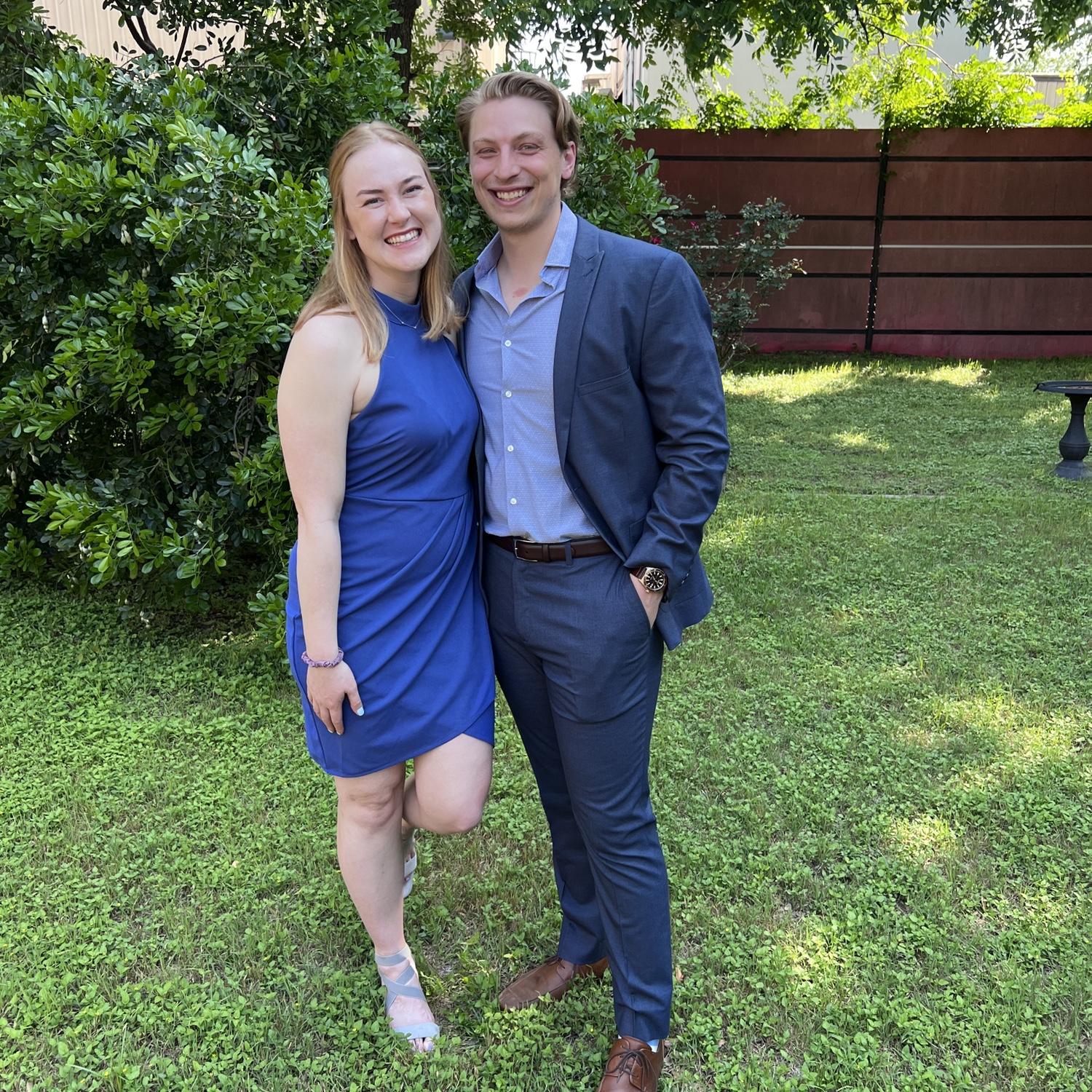Maddie & Derek's wedding (and Lindsey's 28th birthday!) May 2022.