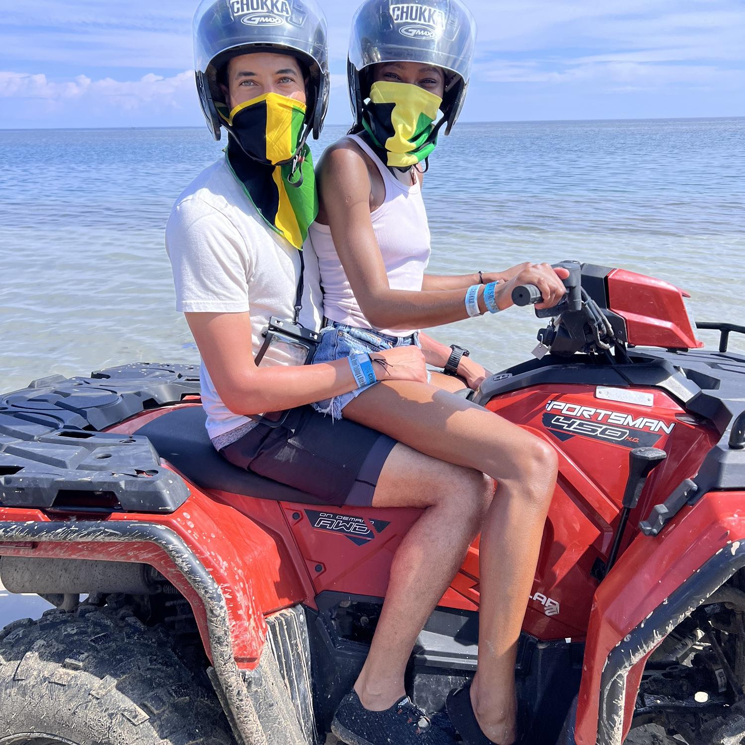 Michael’s first trip to Jamaica, had to show him all the island had to offer, starting with the Chukka tours <3