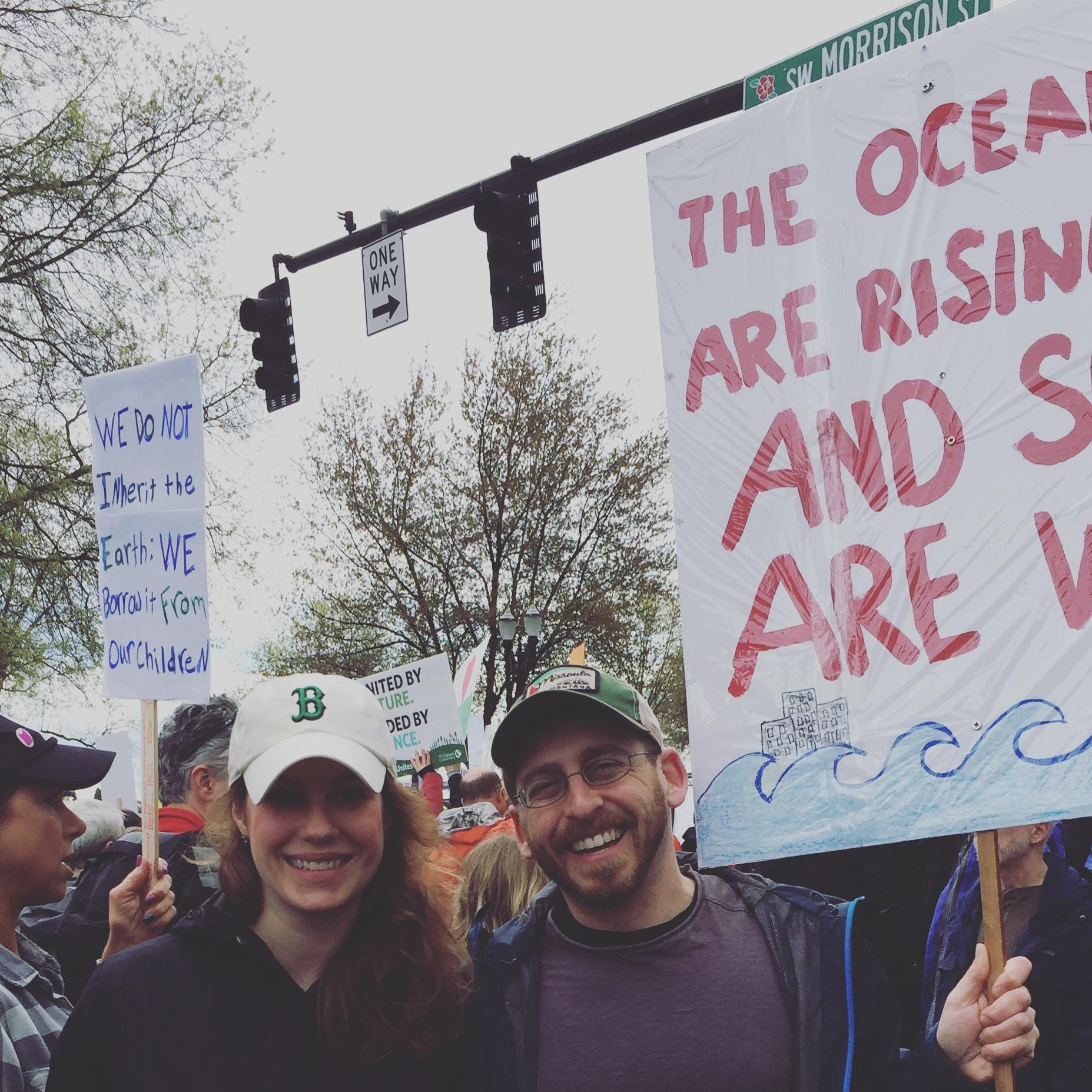 Standing up for SCIENCE at the March for Science