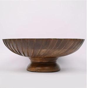 Mango Wood Decorative Wooden Bowl Hand Carved