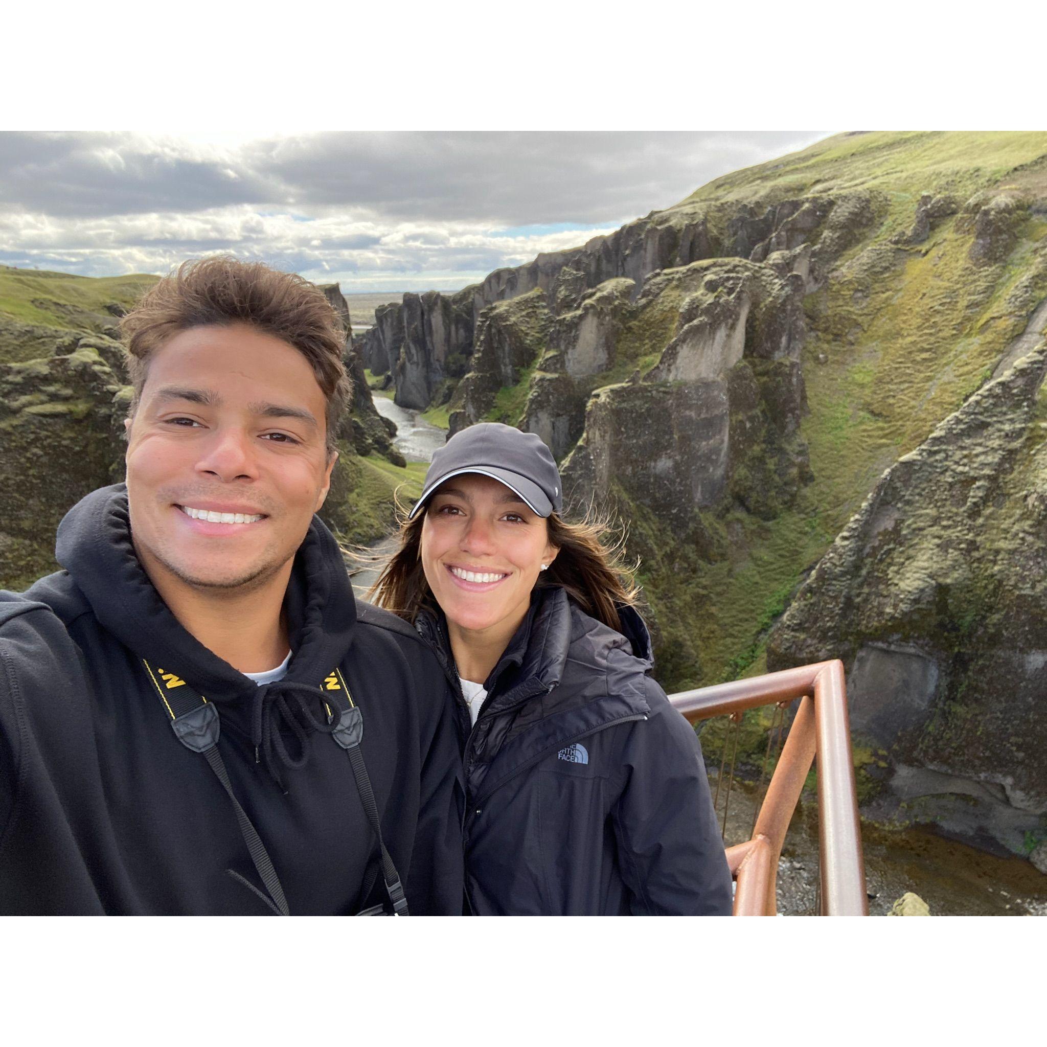 Our first international trip together to Iceland!