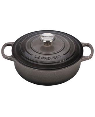 Enameled Cast Iron 3.5-Qt. Sauteuse Round Oven