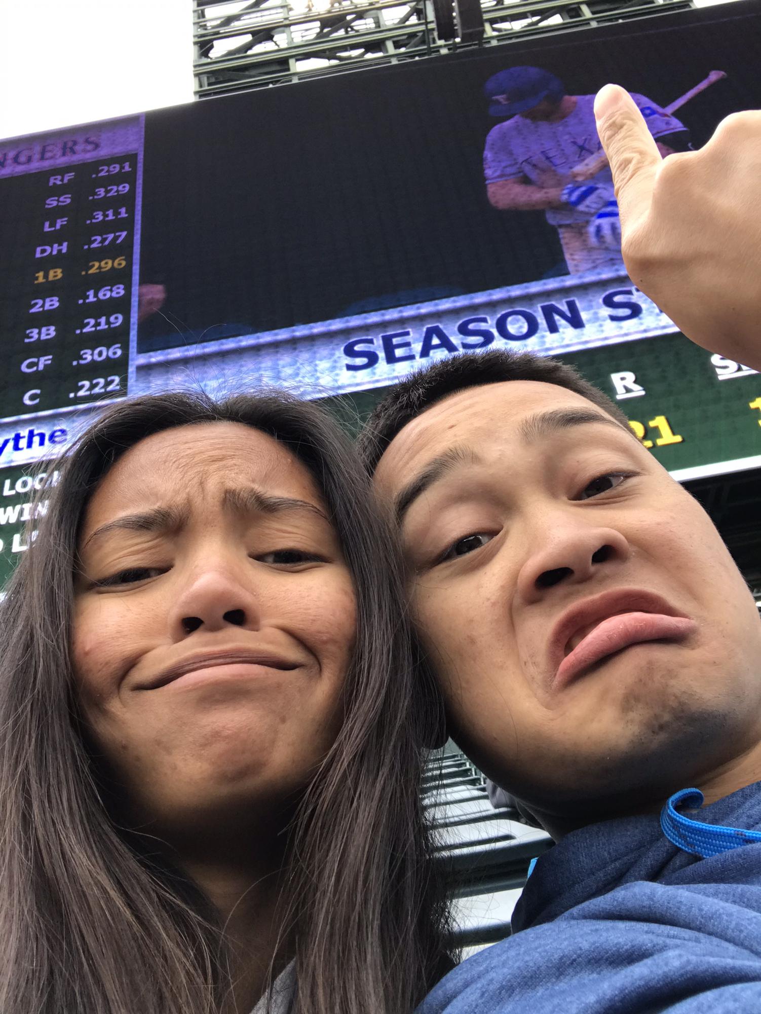 Went to the Angel's Stadium to watch some baseball.