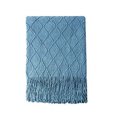 BOURINA Throw, 50"x60", Blue