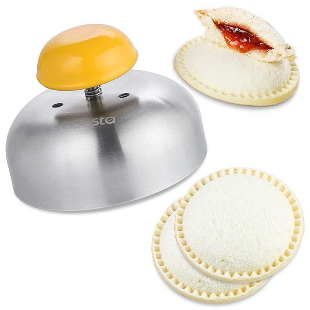 Sandwich Cutter and Sealer Children's School Day Party Favor Uncrustables Maker, DIY Sandwich Decruster Safety Material Bento Box Sandwich Cutter for Kids, Boys and Girls Lunch