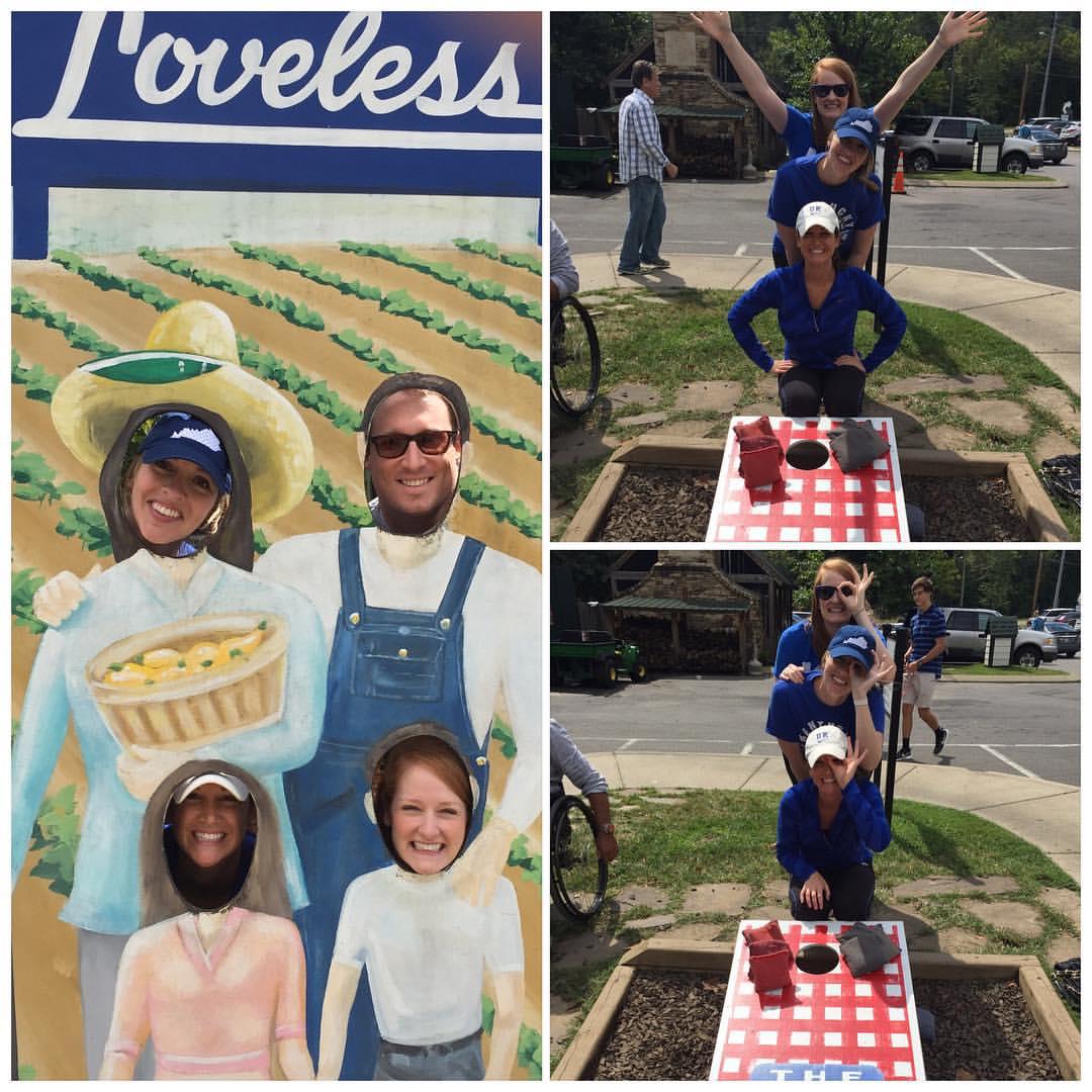 Brunch fun at The Loveless Cafe in Nashville with Rachel and Autumn in 2015!