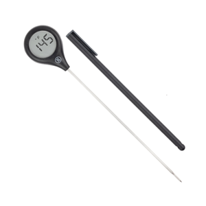 8" Meat Thermometer in Black