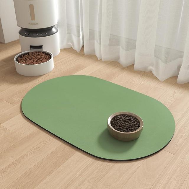 Absorbent Dog Food Mat-Dog Mat for Food and Water Bowl, Quick Dry Pet Food Mat, No Stains Cat Feeding mat, Cat Accessories Pet Supplies Mat for Messy Drinkers