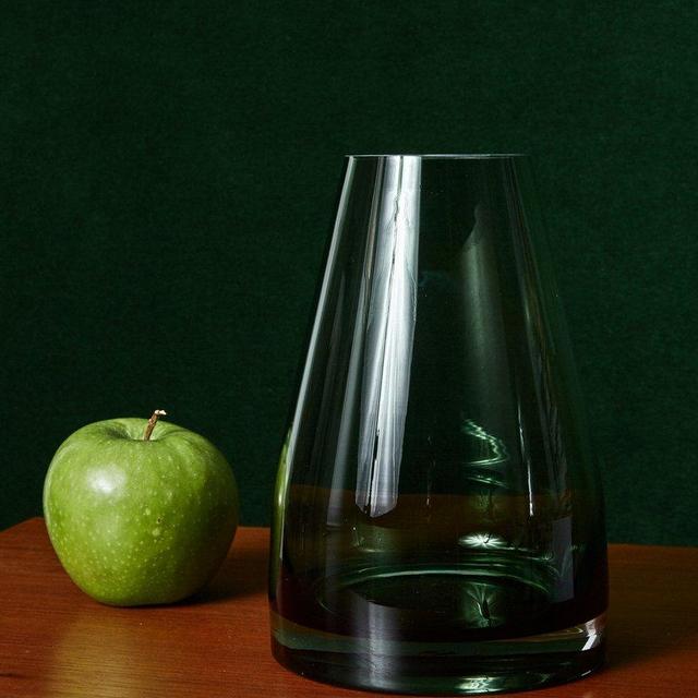 Green Glass Vase
