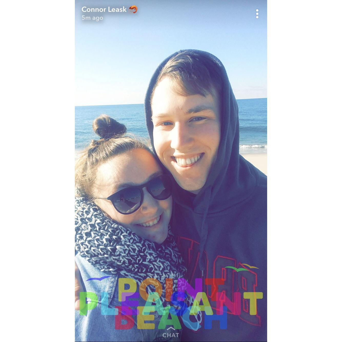 December 2017 - Connor's first trip to NJ!
