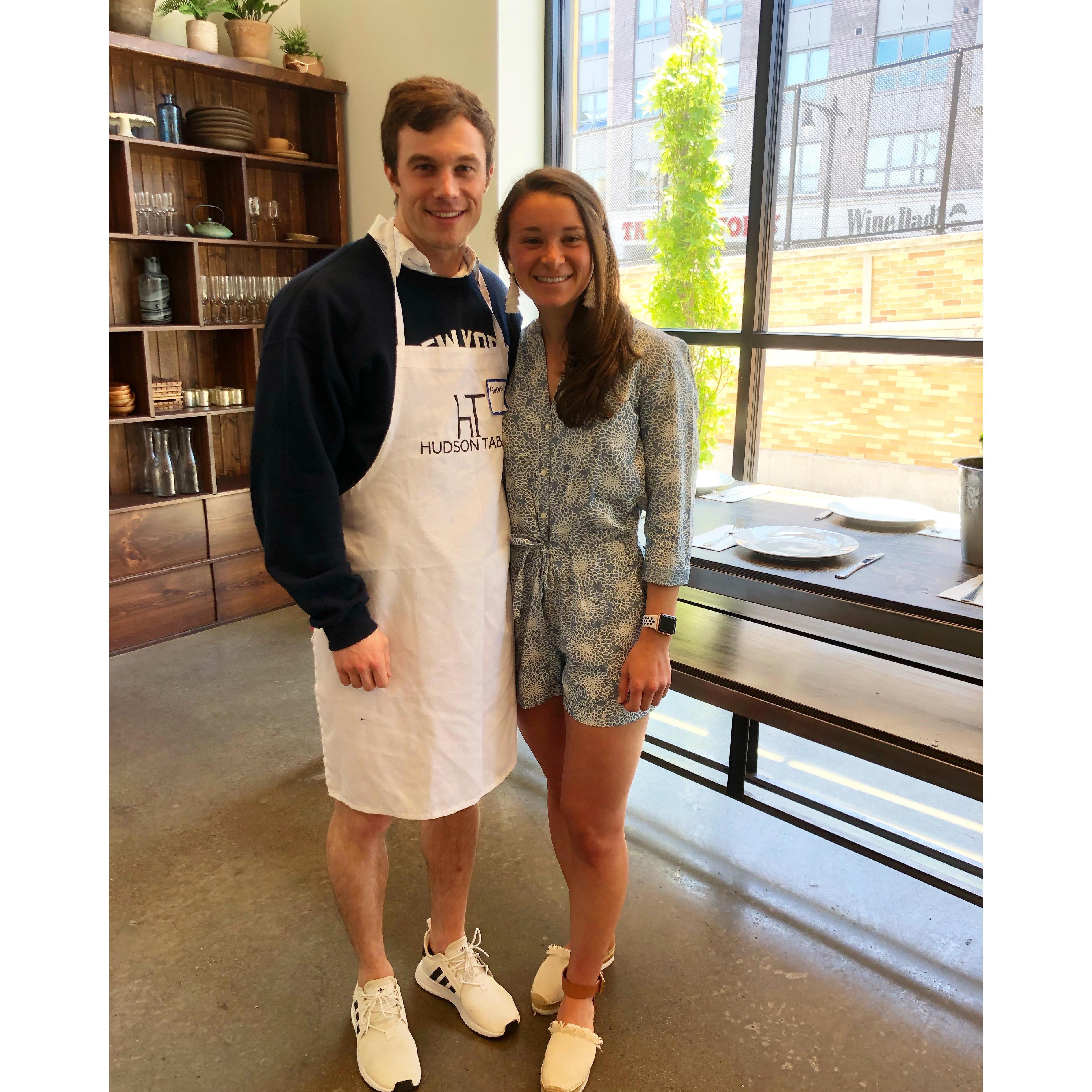 Just a mile away from our apartment, Hudson Table is one of our favorite places to visit for cooking classes, live music, and delicious food.