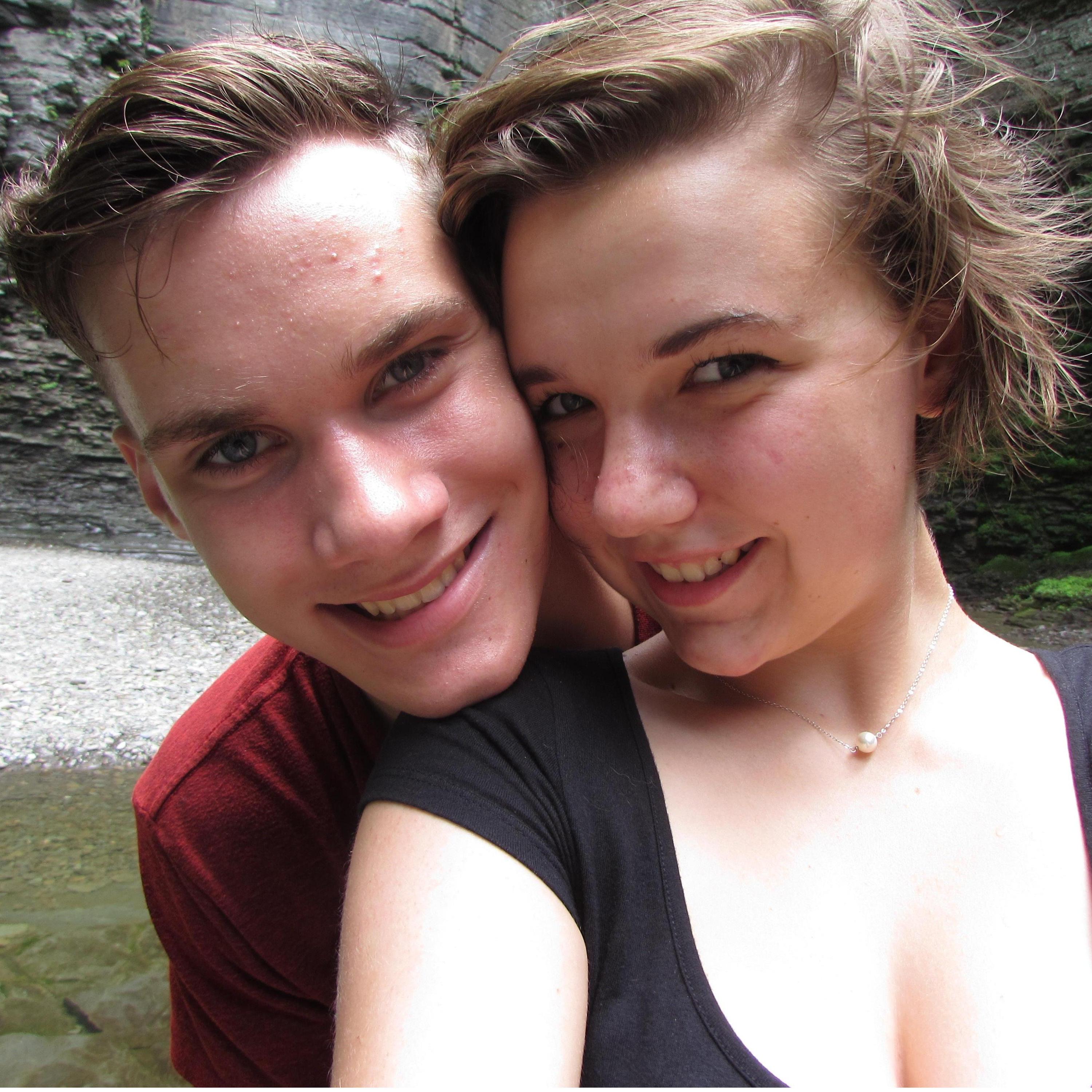 Our 1st anniversary, Havana Glen, New York - 2014