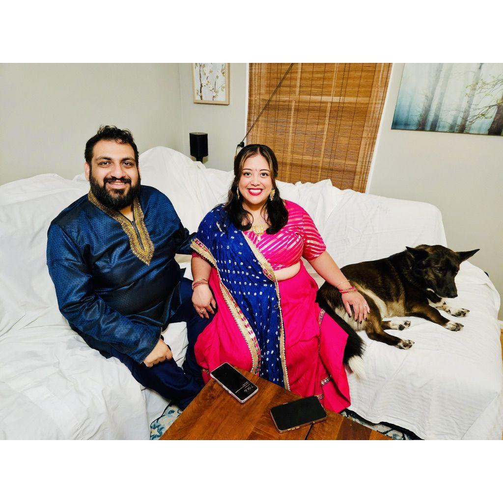 Josie's first Diwali