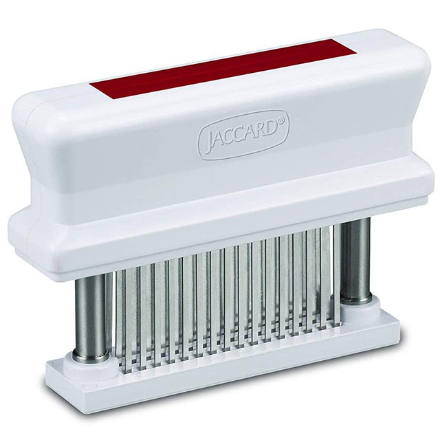 Jaccard 200348R 48-Blade, HACCP Color Coded Meat Tenderizer, Red – Beef, 1.50 x 4.00 x 5.75 Inches