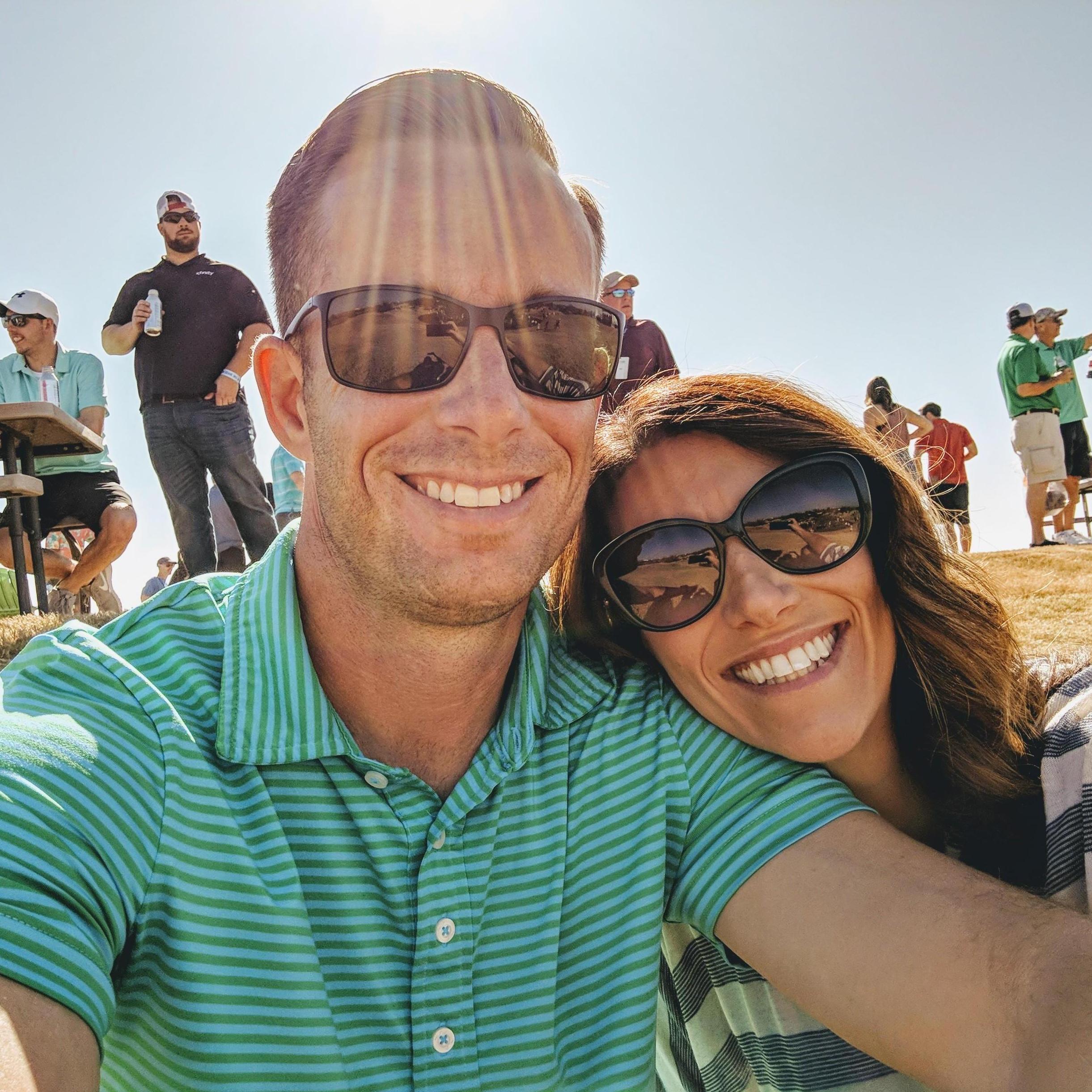Why a wedding in Arizona? Well, because we LOVE it! We've made a lot of really great memories out here - this was the Waste Management Open at TPC Scottsdale