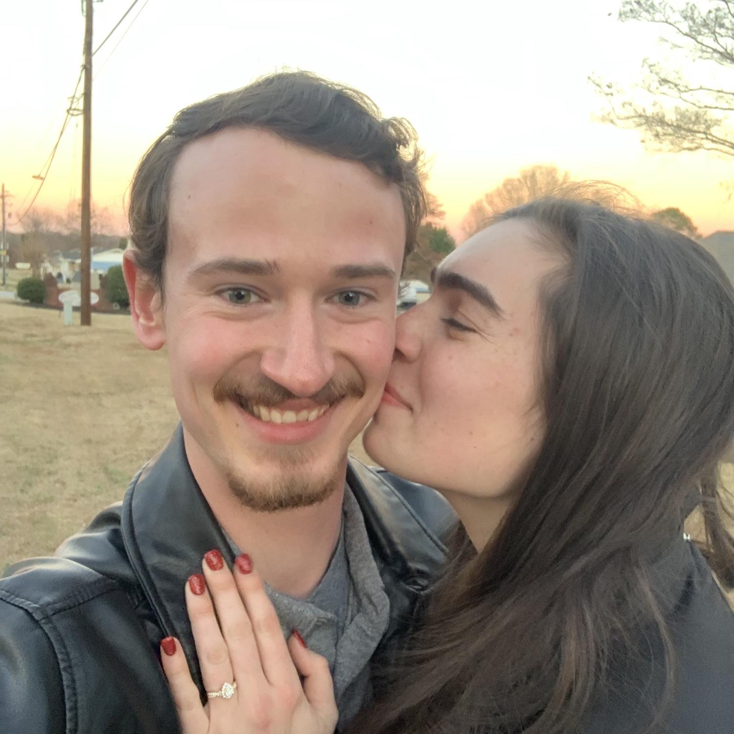 i think he asked something... but i  couldn't hear him over the bLiNg 💍