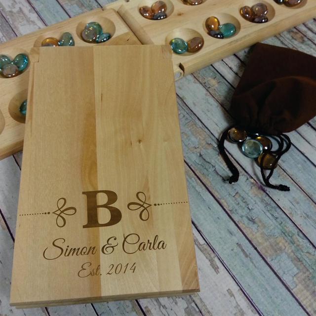 Custom Wood Folding Mancala