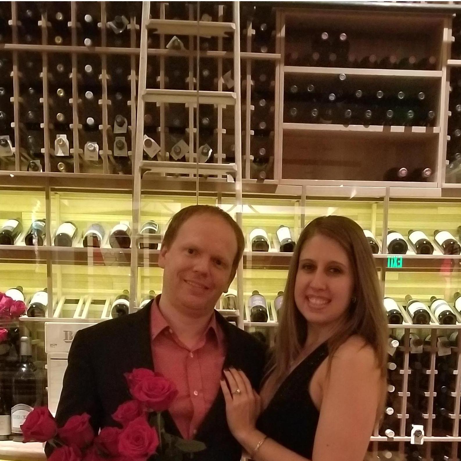 Our engagement night!