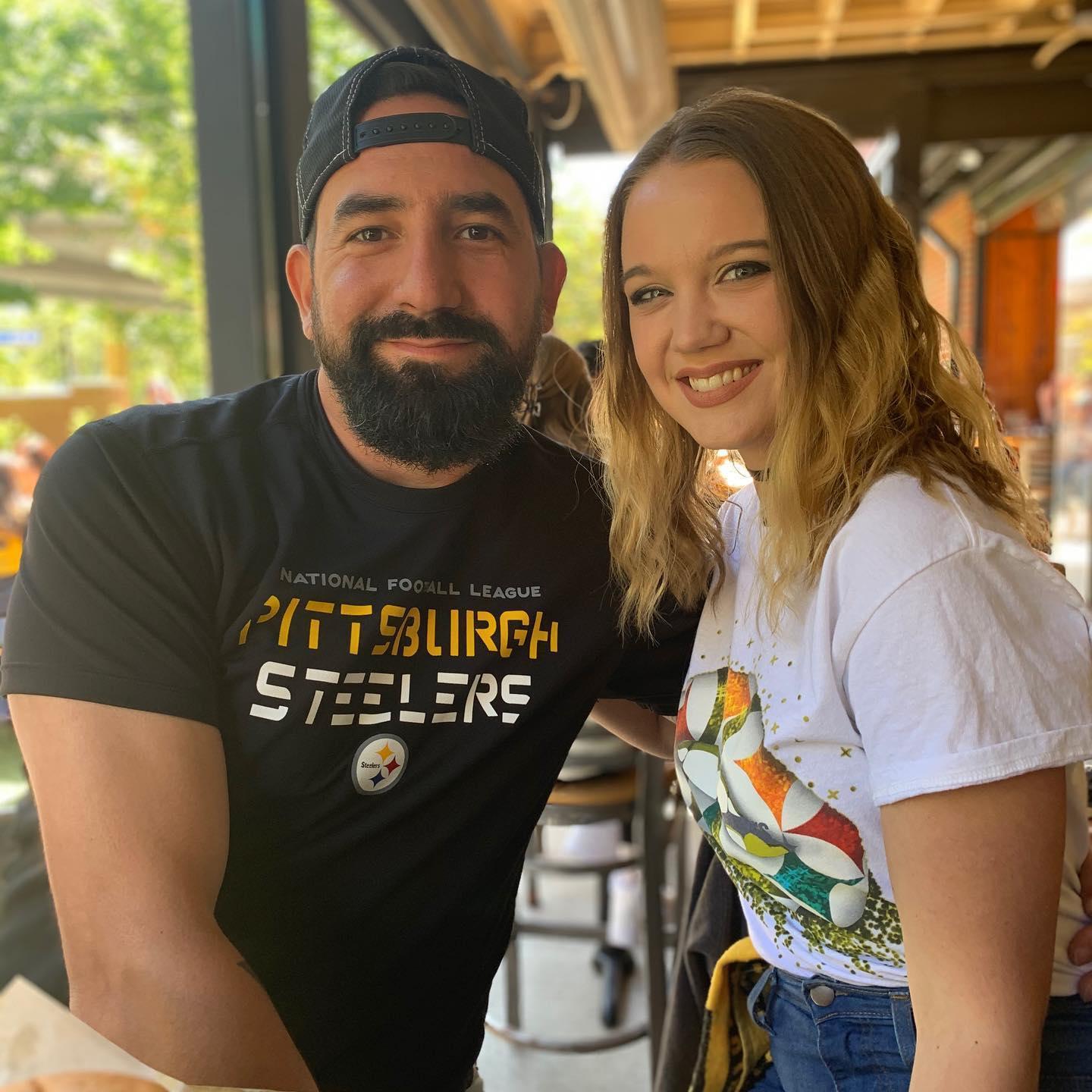 September 2020 | Enjoying some craft brews at Southern Tier while watching the Steelers game.