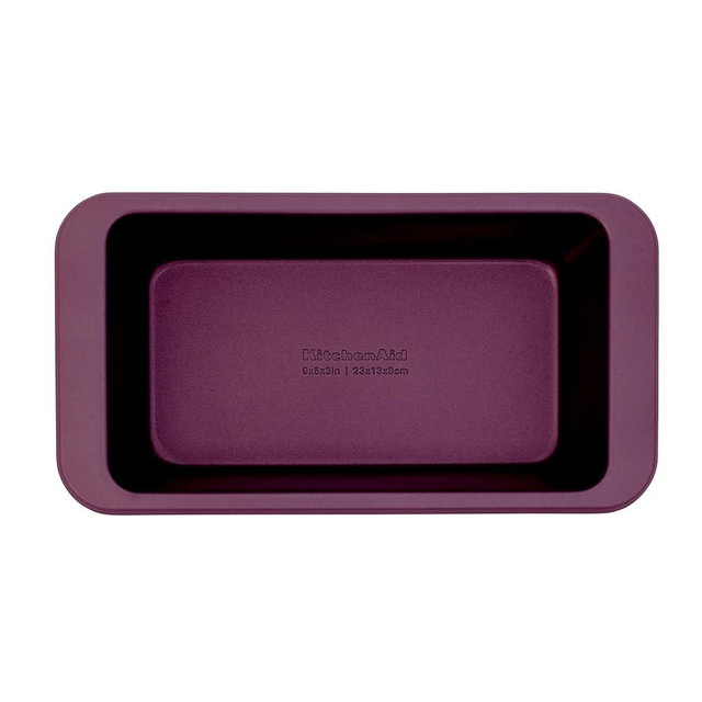 KitchenAid 9x5in Nonstick Aluminized Steel Loaf Pan, Beetroot