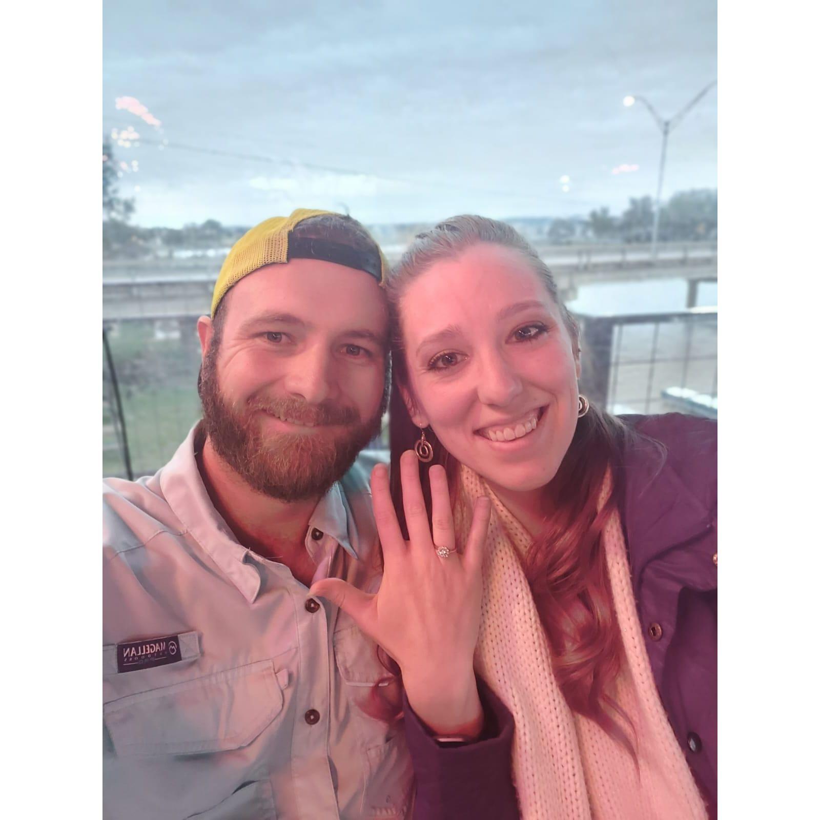 That time we had our first outing as an engaged couple - October 2023