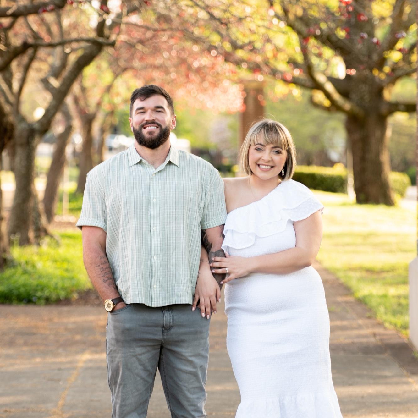 Engagement pictures where we met! Maryville College
