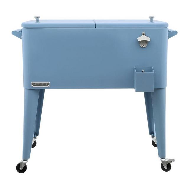 Classic Stand-Up Cooler with Bottle Opener, Powder Blue