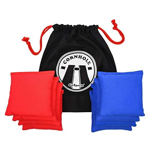 GoSports Premium All-Weather Duck Cloth Cornhole Bean Bag Set (Includes Tote Bag)