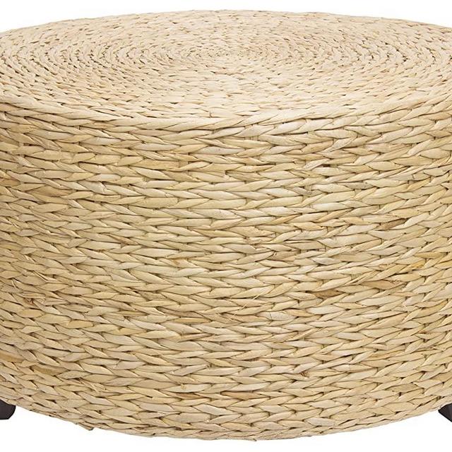 Oriental Furniture Rush Grass Coffee Table/Ottoman - Natural