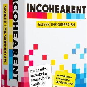 Incohearent, The Guess The Gibberish Party Game by Relatable, A Funny Card Game for Adults, Great for Bachelorette Party Games or Game Night Games, Includes 300 Cards