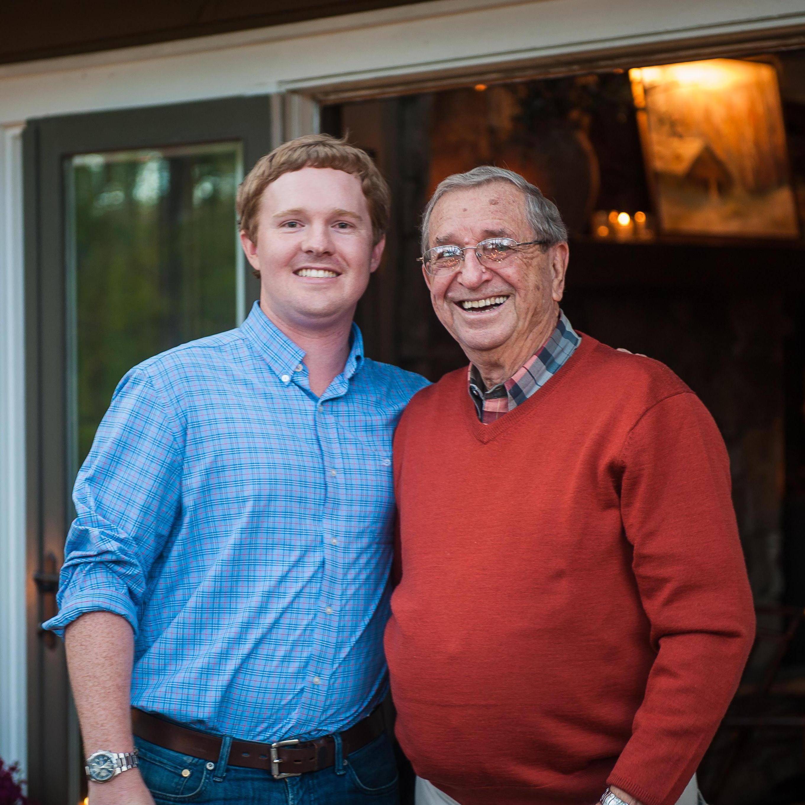 Raymond and his grandfather!