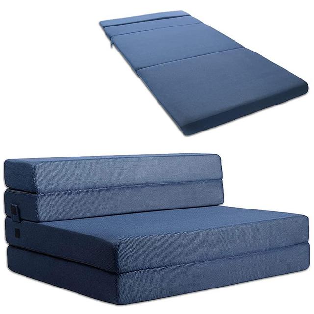Milliard Tri-Fold Foam Folding Mattress- Full Size- Foldable Sofa Mattress