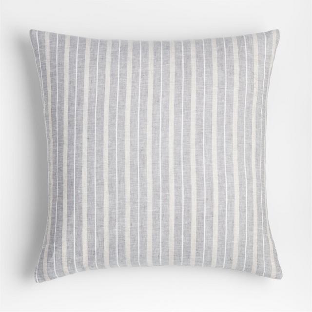Gil 23"x23" Stripe Throw Pillow with Down-Alternative Insert by Leanne Ford