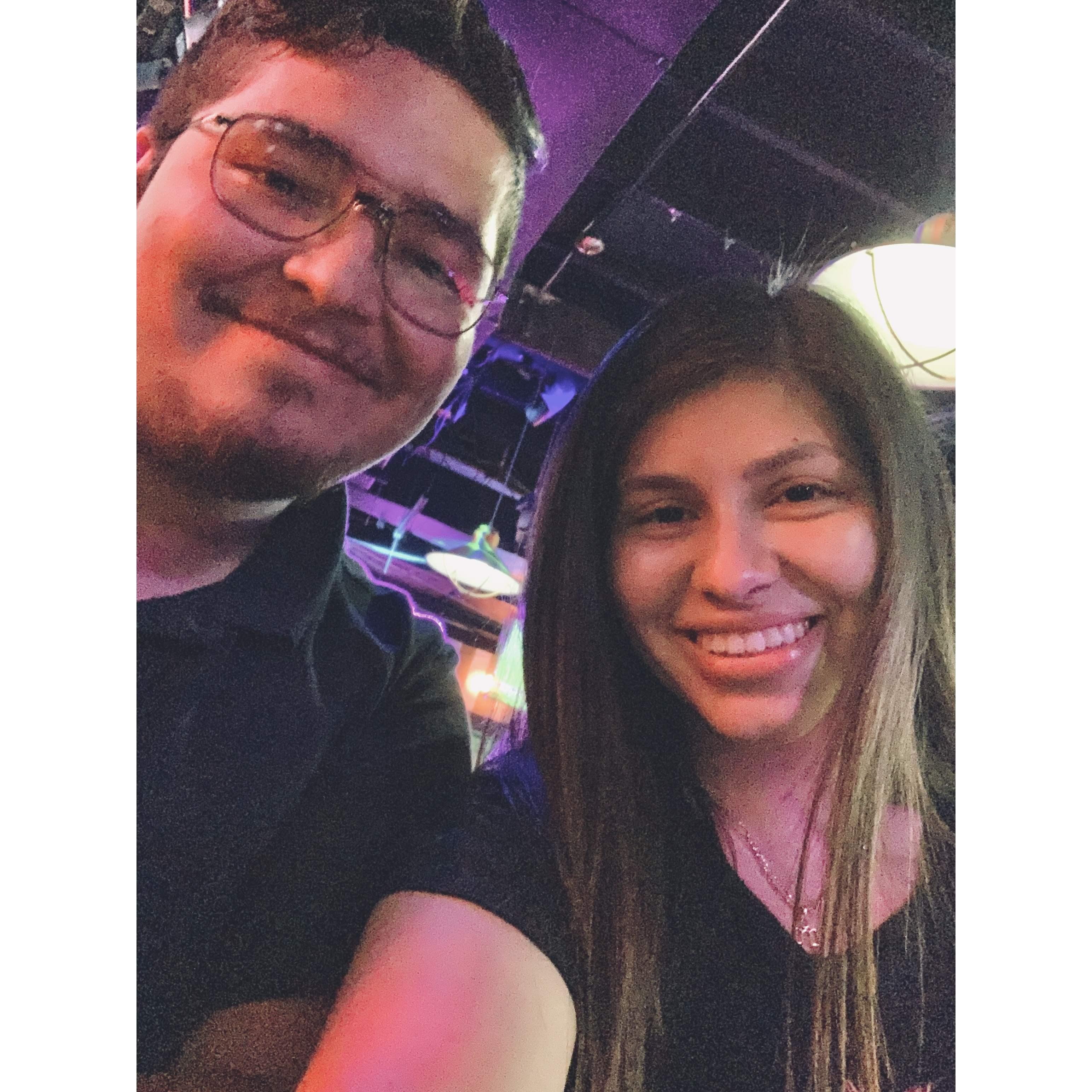THE FIRST SELFIE WE EVER TOOK TOGETHER