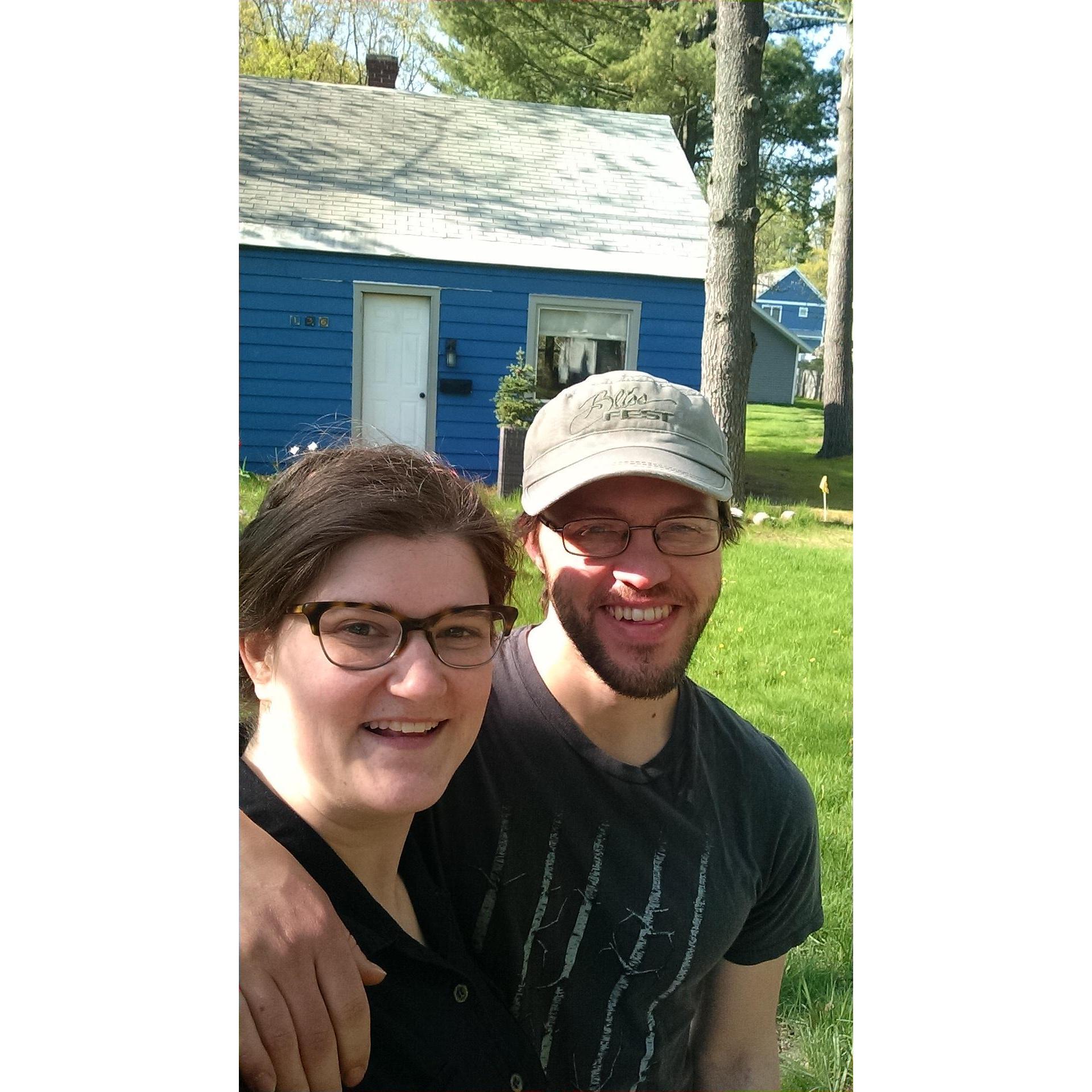 After we bought our house!