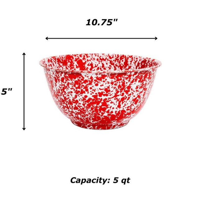Splatter Large Salad Bowl