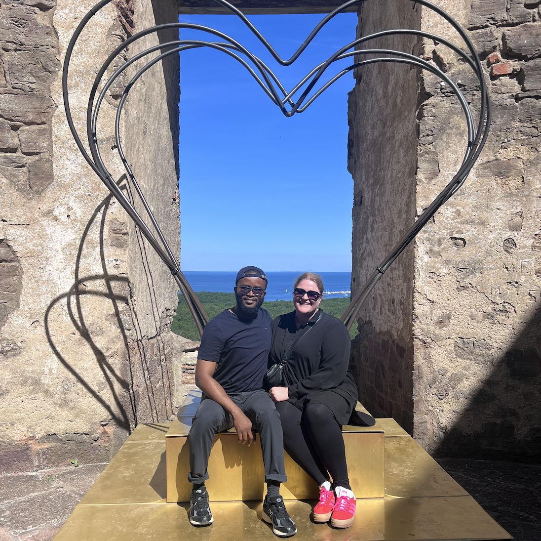 Love throne in Öland, Island on the Baltic Sea.