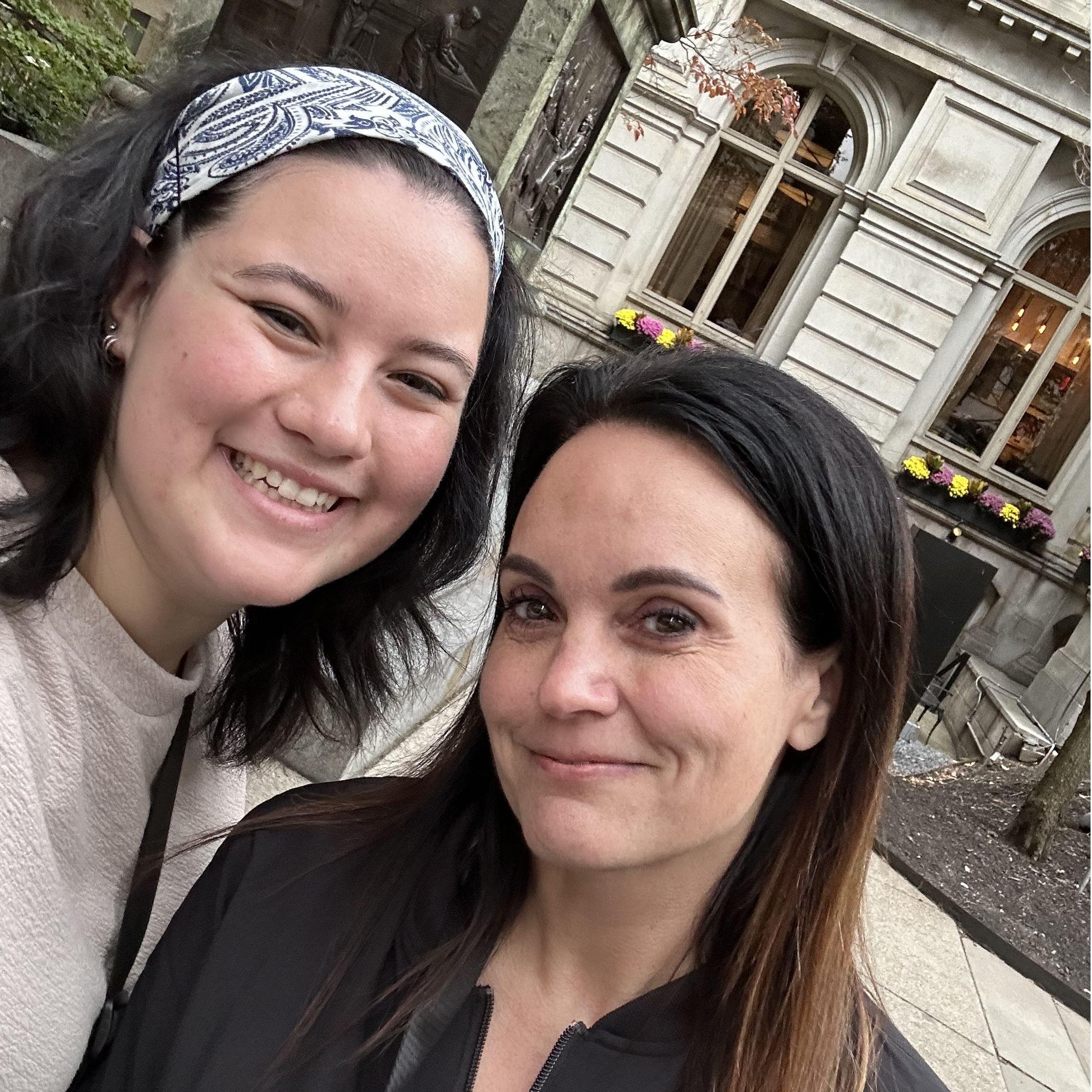 Savannah and her mom in Boston 2023!