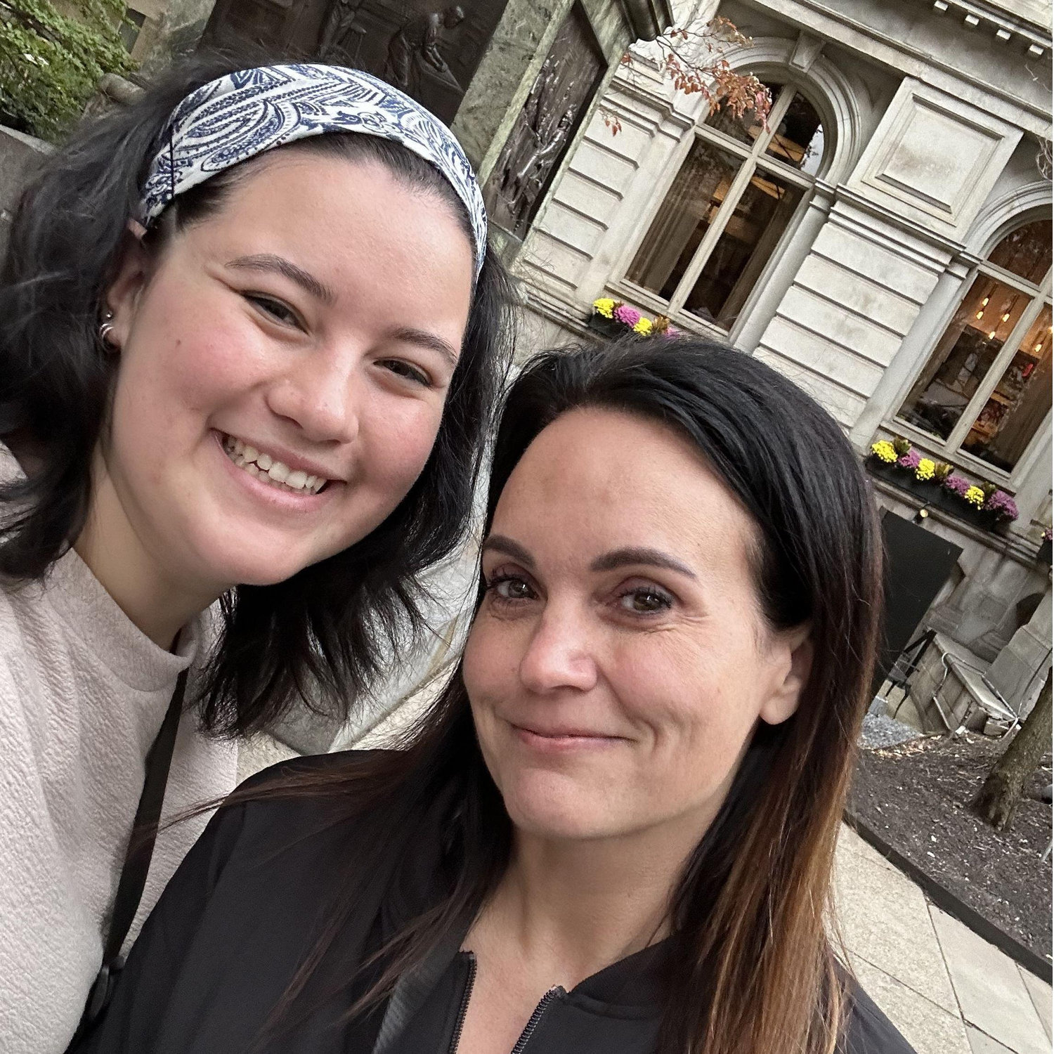 Savannah and her mom in Boston 2023!