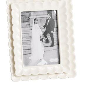 Large Scalloped Frame- Mud Pie