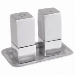Yair Emanuel Anodized Aluminum Salt & Pepper Shaker - Silver