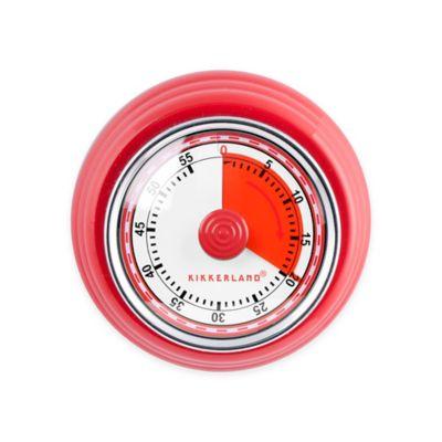 Kikkerland® Magnetic Kitchen Timer in Red