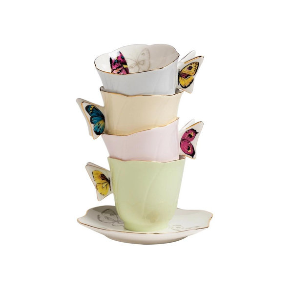 Tea Cup and Saucer Borboleta (4)