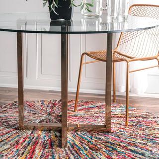 Samira Warp Round Rug