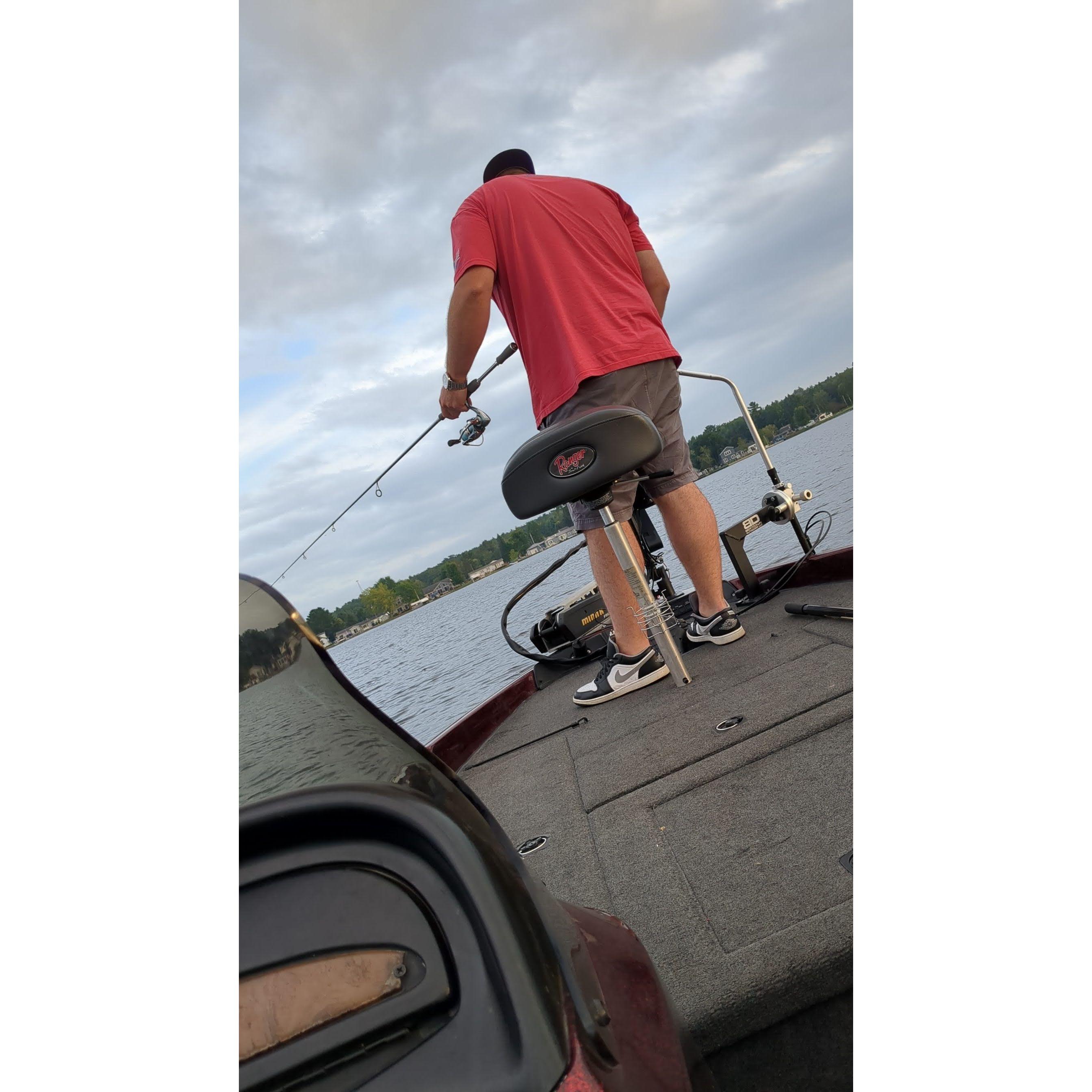 our first date when we went fishing on Adam's boat 08/16/2024