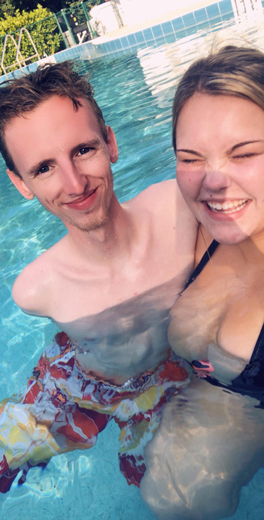 Goofin’ around on vacation, Fall 2018