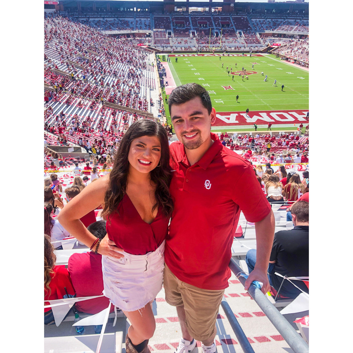 2020: Grant's first OU Football game!