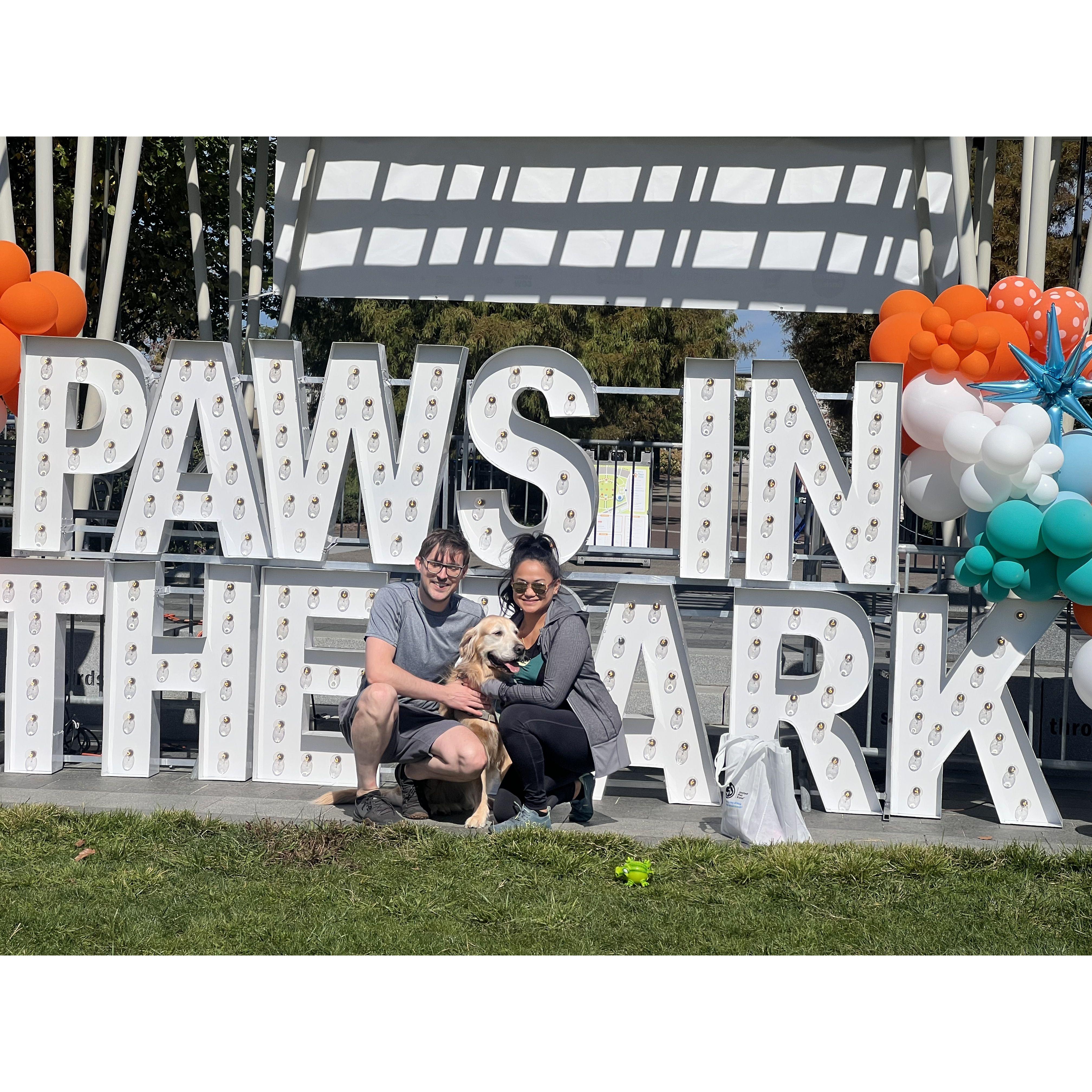 at one of their favorite places in Cincy, Summit Park